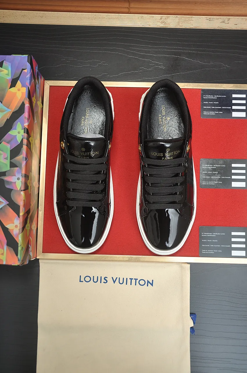 Men's shoes 💰540💶[LOUIS VUITTON] Original order price (water-dyed cowhide lining) new model 🍀LV Louis Vuitton * - top version of LV classic trendy shoes! Made of imported original cowhide, water-dyed cowhide lining, and original wear-resistant rubber outsole! High quality products! Code number 38-45 (45 is custom-made and cannot be returned or exchanged)